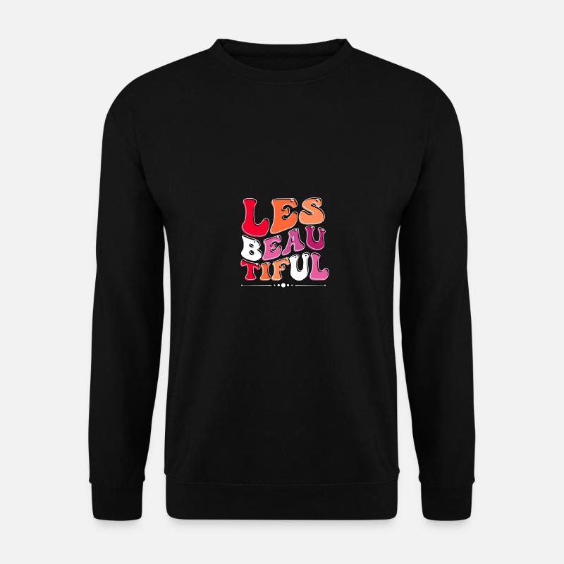 Lesbeautiful Pride Lesbian LGBT - Unisex Sweatshirt - black