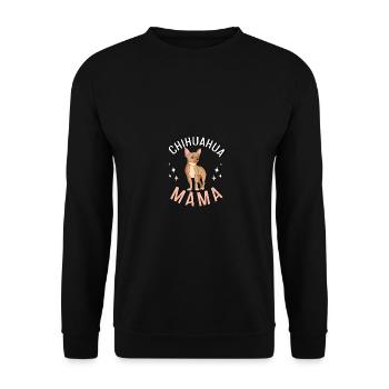 Chihuahua Mama Dog Lover Chihuahua - Sweat-shirt Unisexe - noir - Devant - Alina (178cm) & Michal (187cm)