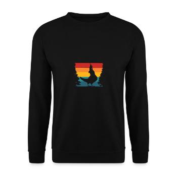 Cockatoo cockatoo for ornithologists - Unisex Sweatshirt - black - Front - Alina (178cm) & Michal (187cm)