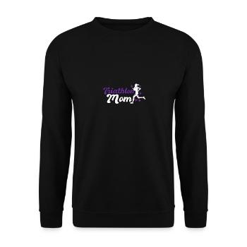 Triathlon Mom Für Triathleten Frauen Mutter - Unisex Pullover - Schwarz - Vorne - Alina (178cm) & Michal (187cm)