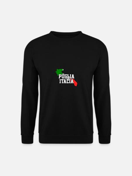 Puglia Italia italiensk flag Italien mænd - Unisex sweater - sort