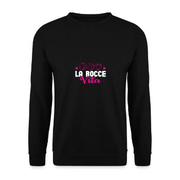 La Bocce Vita Boccia Boule Pétanque - Sweat-shirt Unisexe - noir - Devant - Alina (178cm) & Michal (187cm)
