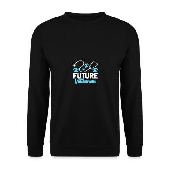 Future Vetinarian Für Männer Frauen - Unisex Pullover - Schwarz - Vorne - Alina (178cm) & Michal (187cm)