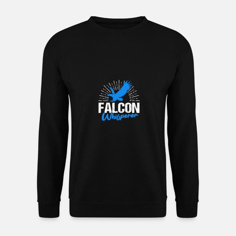 Falcon Whisperer Ornithologie Falkner - Unisex Pullover - Schwarz