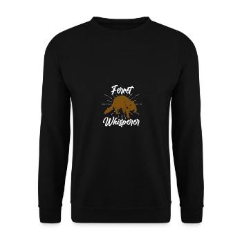 Putois pour les propriétaires de furets belettes - Sweat-shirt Unisexe - noir - Devant - Alina (178cm) & Michal (187cm)