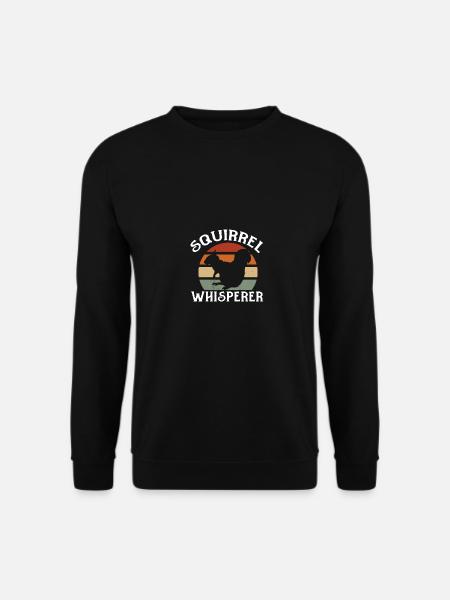 Écureuil chuchotant pour écureuil belette - Sweat-shirt Unisexe - noir