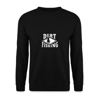 Dirt Fishing Magnétomètre Chasse Hommes Femmes - Sweat-shirt Unisexe - noir - Devant - Alina (178cm) & Michal (187cm)