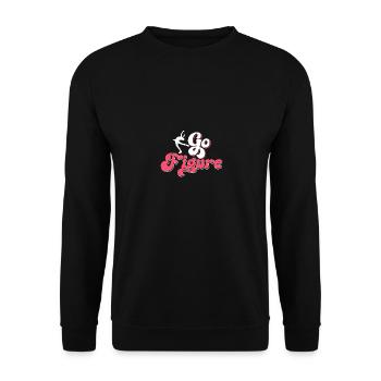 Aller Patinage artistique Danse sur glace Femmes Filles - Sweat-shirt Unisexe - noir - Devant - Alina (178cm) & Michal (187cm)