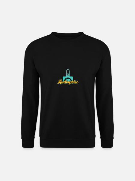 Audiophile Für Toningenieure Hi-Fi Liebhaber - Unisex Pullover - Schwarz