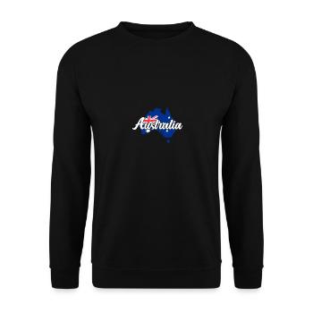 Australie Continent Australie Pays Hommes Femmes - Sweat-shirt Unisexe - noir - Devant - Alina (178cm) & Michal (187cm)