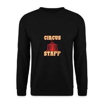 Personnel de cirque pour hommes Personnel de cirque féminin - Sweat-shirt Unisexe - noir - Devant - Alina (178cm) & Michal (187cm)