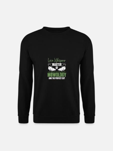 Lawn Whisperer Master Of Mowology Rasenmäher - Unisex Pullover - Schwarz
