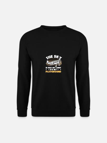 Le ciel n’est pas ma limite pour les pilotes - Sweat-shirt Unisexe - noir
