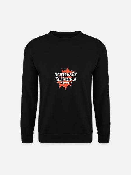 Veterinary Receptionist Veterinary Assistant - Unisex Sweatshirt - black