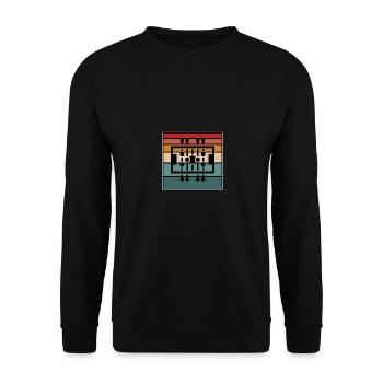 Tischfußball Baby-foot rétro coucher de soleil Baby-foot - Sweat-shirt Unisexe - noir - Devant - Alina (178cm) & Michal (187cm)