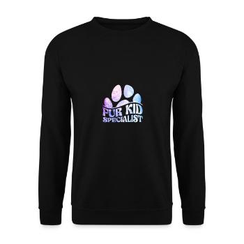 Pour Kid Specialist Pour Pet Sitter Vétérinaire Assistant - Sweat-shirt Unisexe - noir - Devant - Alina (178cm) & Michal (187cm)