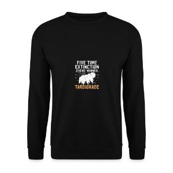 Five Time Extinction Event Winner Microbiology - Unisex Sweatshirt - black - Front - Alina (178cm) & Michal (187cm)
