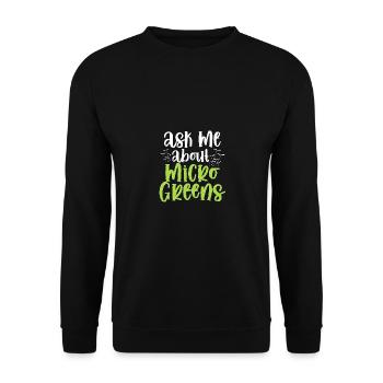 Passionné de lecture pour les rats de bibliothèque - Sweat-shirt Unisexe - noir - Devant - Alina (178cm) & Michal (187cm)