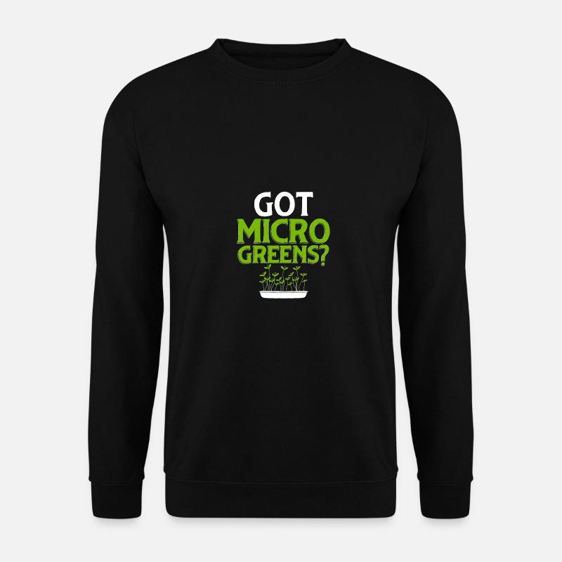 Got Microgreens Gärtnern Microgreen - Unisex Pullover - Schwarz