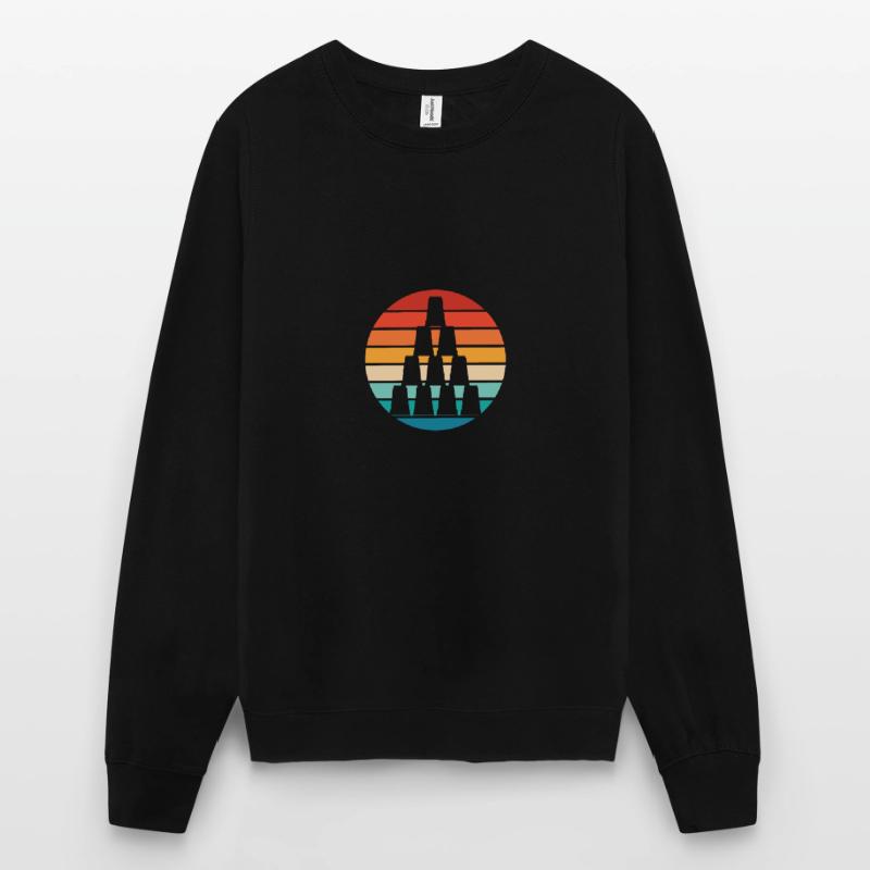 Stack Pyramid Sport Speed Cup Stacker Stacking Unisex Sweatshirt