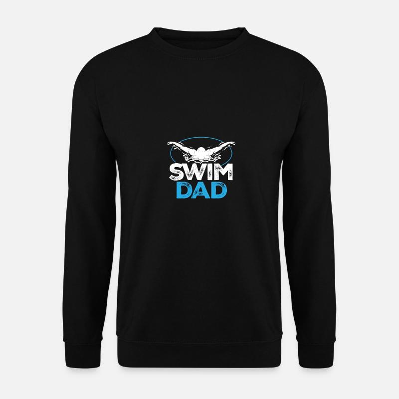 Natation Papa Papillon Natation - Sweat-shirt Unisexe - noir