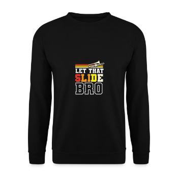 Que le trombone Slide Bro pour trombonistes - Sweat-shirt Unisexe - noir - Devant - Alina (178cm) & Michal (187cm)