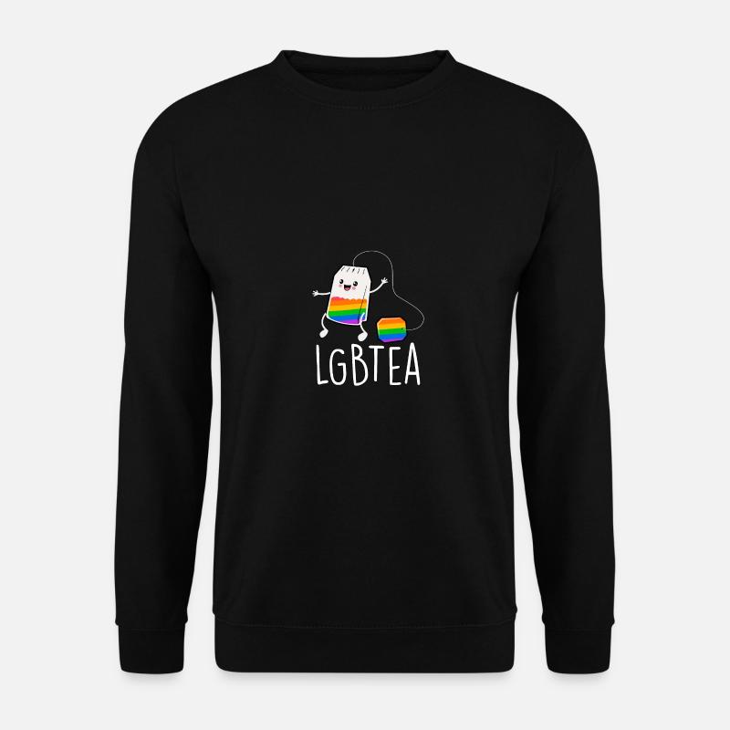 LGBTea Gay Pride Ally LGBT-Bewusstsein - Unisex Pullover - Schwarz
