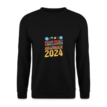 Enfant de 17e année Centre de la maternelle de la maternelle - Sweat-shirt Unisexe - noir - Devant - Alina (178cm) & Michal (187cm)