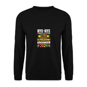 Garderie de la maternelle de la maternelle de 18e année - Sweat-shirt Unisexe - noir - Devant - Alina (178cm) & Michal (187cm)