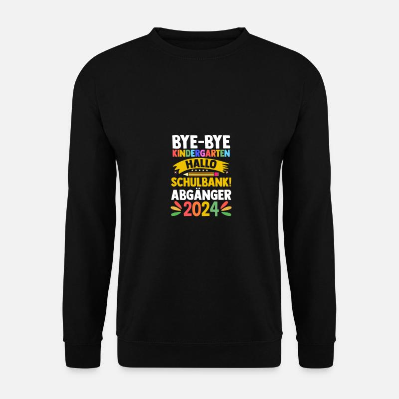 18 Klasse Schulkind Schulanfang Kindergarten Kita - Unisex Pullover - Schwarz