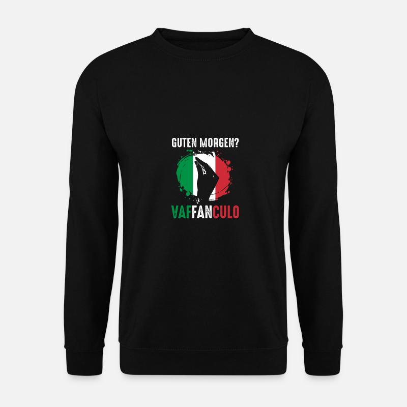 Italien Italiener Vaffanculo - Unisex Pullover - Schwarz