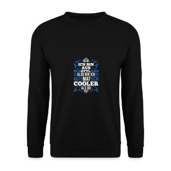 Ecossais Ecosse Ecosse Ecosse - Sweat-shirt Unisexe - noir - Devant - Alina (178cm) & Michal (187cm)