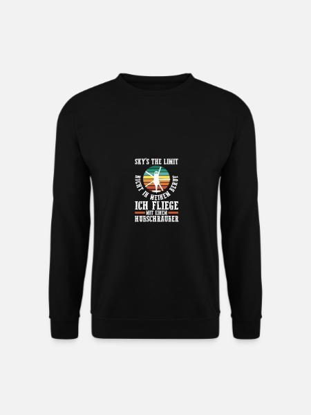 Pilot Helicopter Helicopter - Unisex Sweatshirt - black