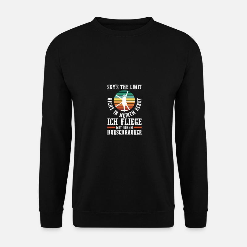 Pilote Hélicoptère Hélicoptère - Sweat-shirt Unisexe - noir