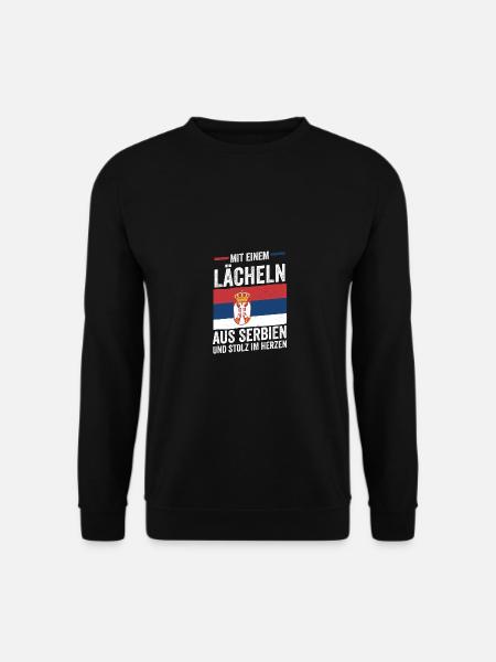 Serbe Serbe Serbie - Sweat-shirt Unisexe - noir