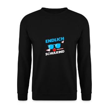 Jeunes quittant les garderies pour la rentrée scolaire Inscription des enfants à l’école - Sweat-shirt Unisexe - noir - Devant - Alina (178cm) & Michal (187cm)