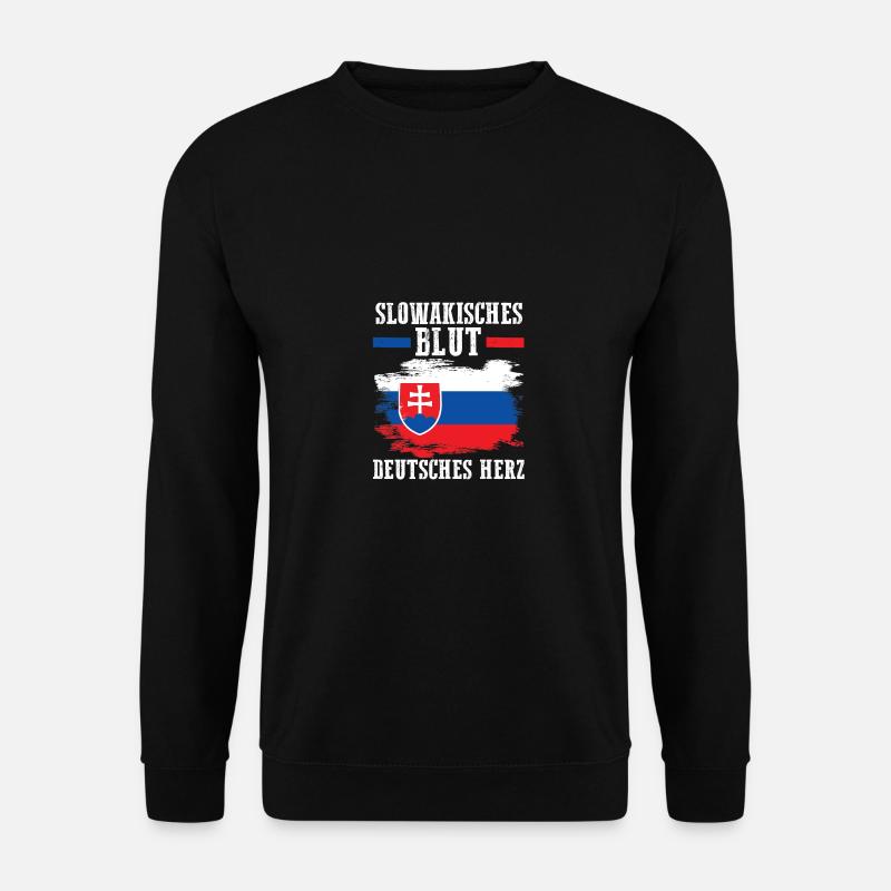 Slovaks Germany German Slovakia - Unisex Sweatshirt - black