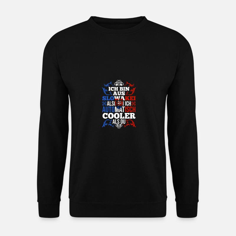 Slowaken Slowakei - Unisex Pullover - Schwarz