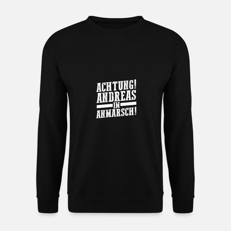 First name Andreas - Unisex Sweatshirt - black