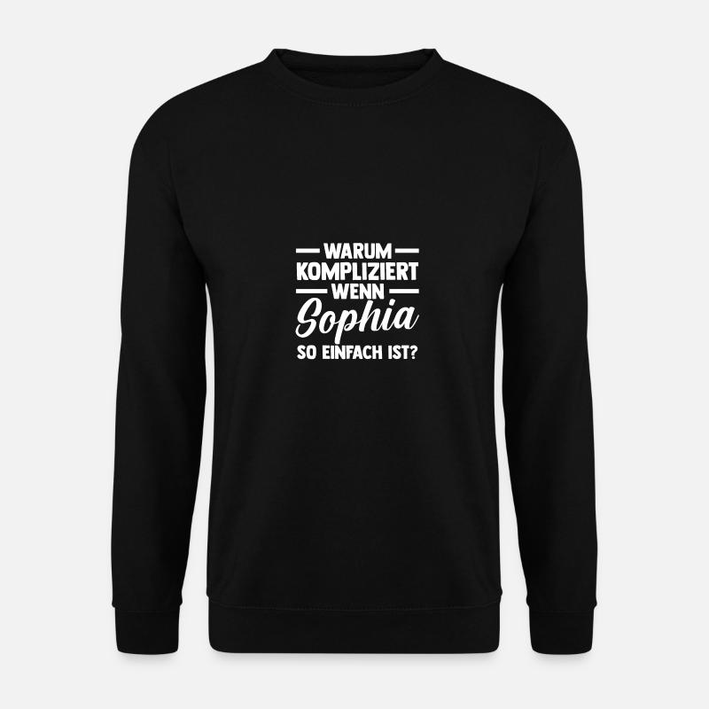 First name Sophia - Unisex Sweatshirt - black