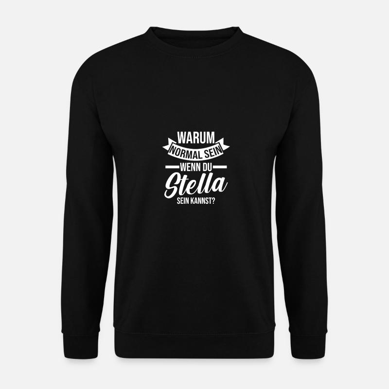 First name Stella - Unisex Sweatshirt - black
