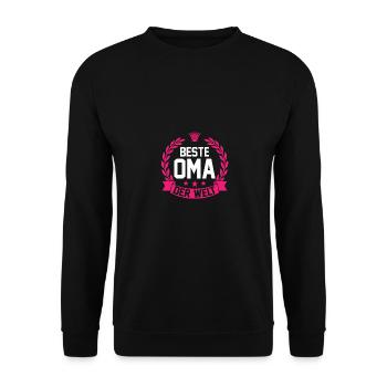 Meilleure mamie du monde - Sweat-shirt Unisexe - noir - Devant - Alina (178cm) & Michal (187cm)