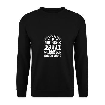 Quartier Meilleur voisin - Sweat-shirt Unisexe - noir - Devant - Alina (178cm) & Michal (187cm)