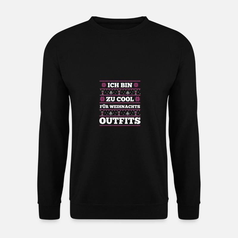 Weihnachten Hässliche Weihnachten - Unisex Pullover - Schwarz