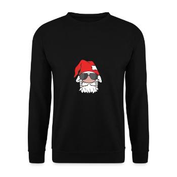 Weihnachten Weihnachtswichtel Weihnachtsgnom - Unisex Pullover - Schwarz - Vorne - Alina (178cm) & Michal (187cm)