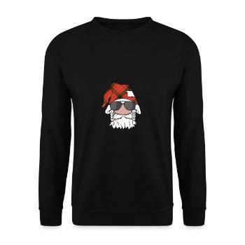 Weihnachten Weihnachtswichtel Weihnachtsgnom - Unisex Pullover - Schwarz - Vorne - Alina (178cm) & Michal (187cm)