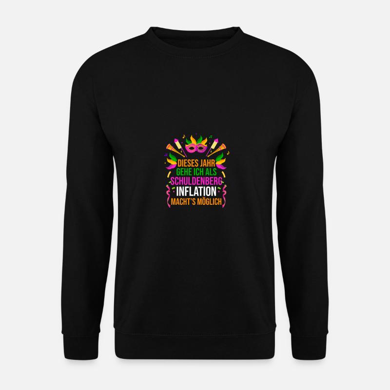 Costume de carnaval Carnaval - Sweat-shirt Unisexe - noir
