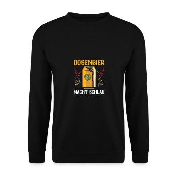 Carnival Costume Beer Carnival Carnival - Unisex Sweatshirt - black - Front - Alina (178cm) & Michal (187cm)