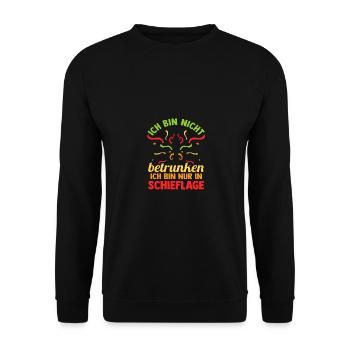Costume de carnaval Bière Carnaval Carnaval - Sweat-shirt Unisexe - noir - Devant - Alina (178cm) & Michal (187cm)