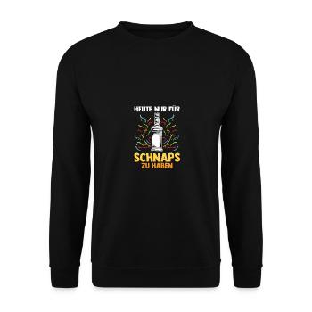 Karnevalskostüm Bier Fasching Karneval - Unisex Pullover - Schwarz - Vorne - Alina (178cm) & Michal (187cm)